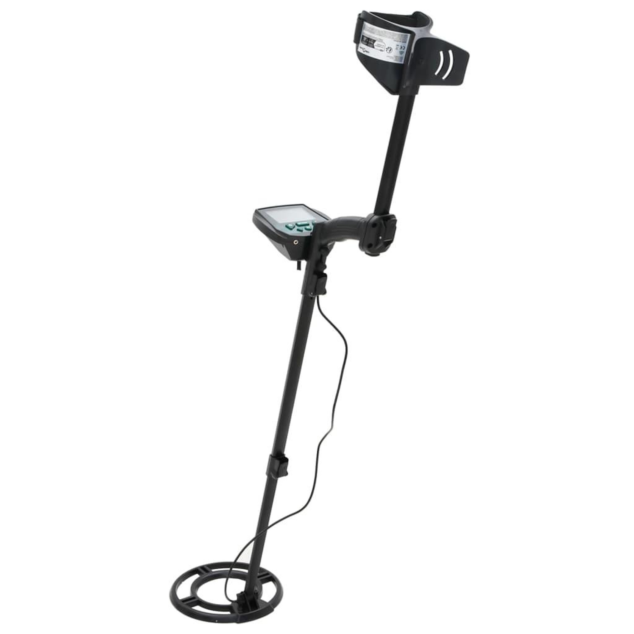 VIDAXL Detecteur metaux 24 cm profondeur recherche ecran LCD