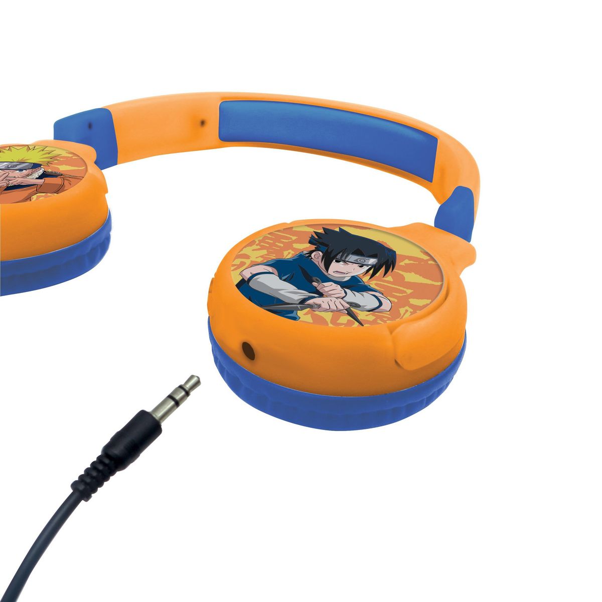 Lexibook Casque 2 en 1 Naruto Bluetooth et Filaire avec limitation de son