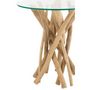 Voir la diapositive 3 : Paris Prix Table d'Appoint en Teck  Driftwood  50cm Naturel