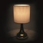 The Home Deco Factory Lampe de chevet design Touch - H. 32 cm - Blanc
