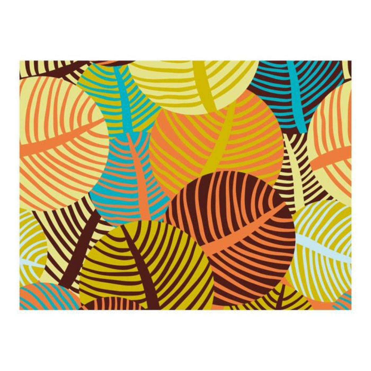 Paris Prix Papier Peint  Collage : Feuilles