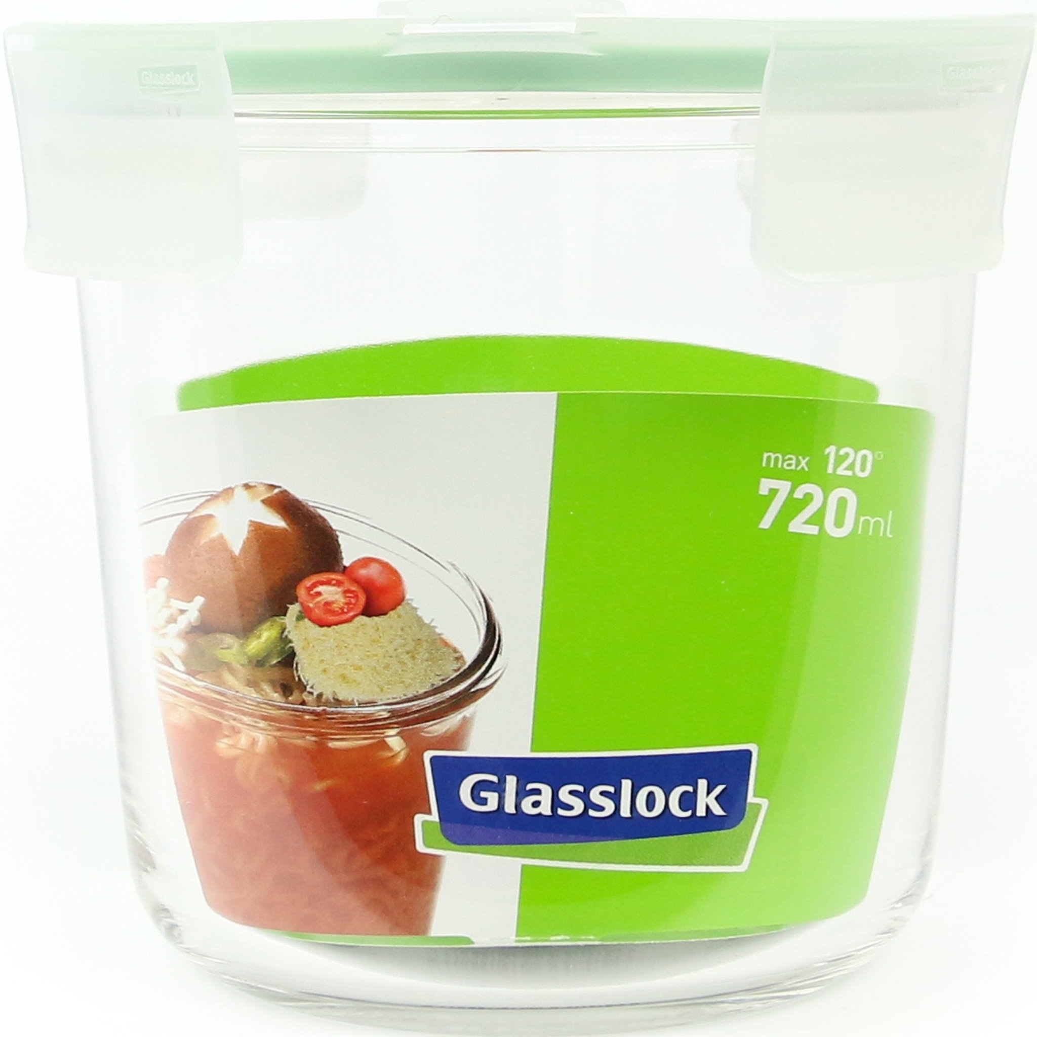 Soupe box en verre avec valve GLASSLOCK 720 ml