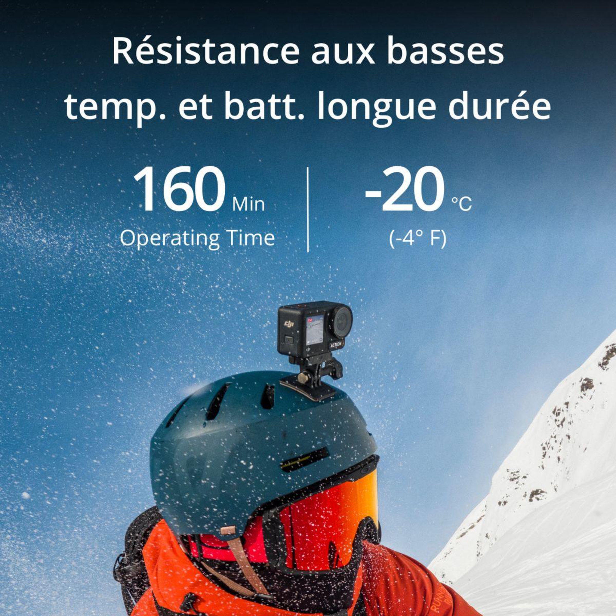 Voir la diapositive 3 : DJI Caméra sport osmo action 4 standard combo