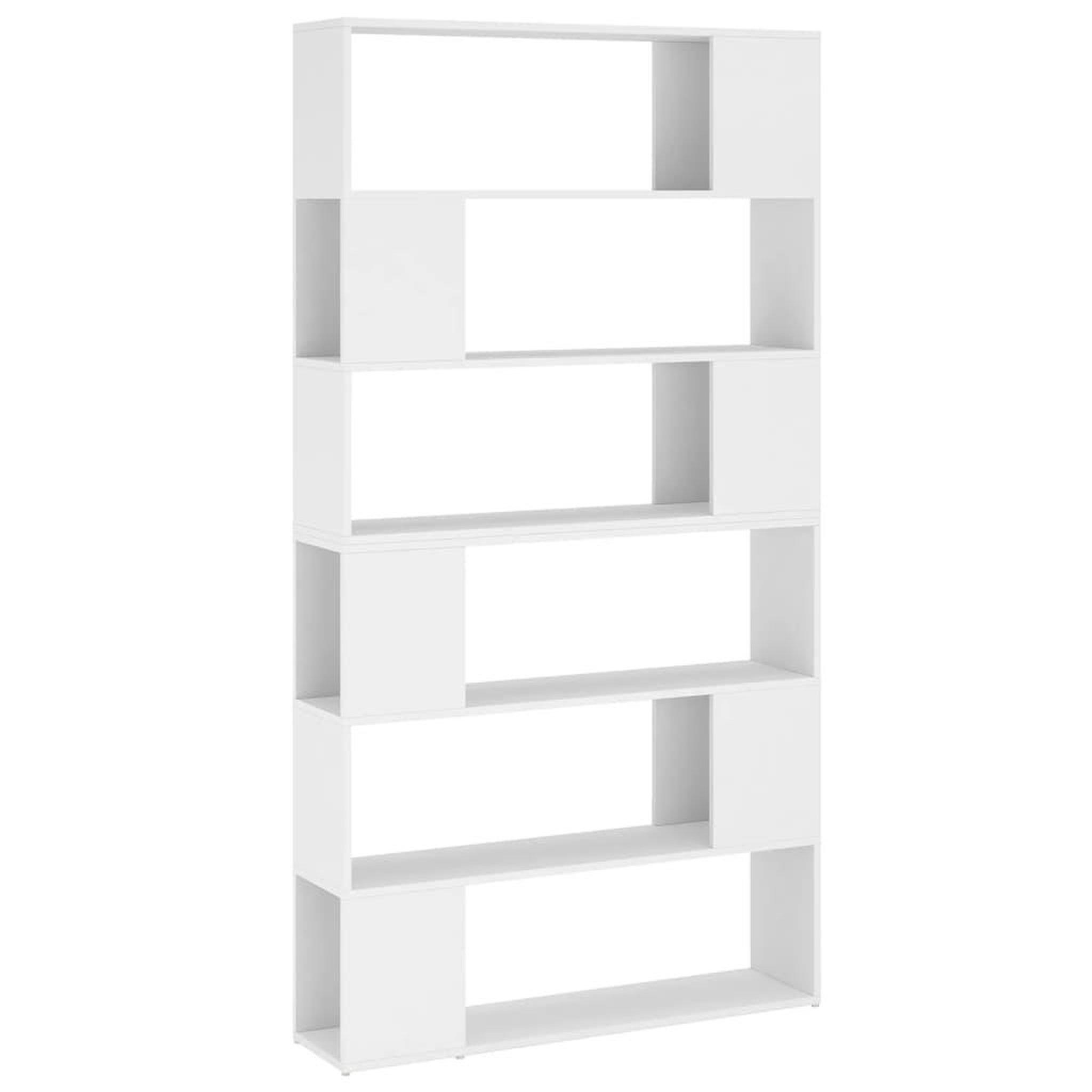 Voir la diapositive 2 : VIDAXL Bibliotheque/Separateur de piece Blanc 100x24x188 cm