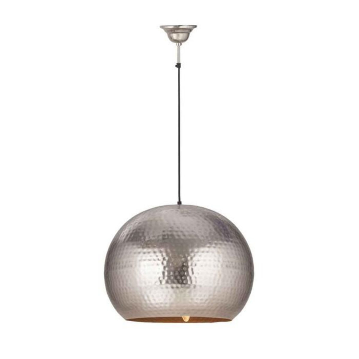 Paris Prix Lampe Suspension Design  Fabricia  47cm Argent