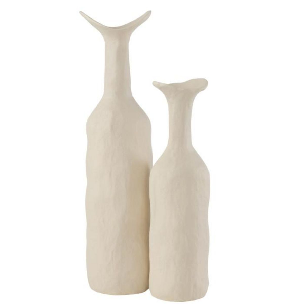 Paris Prix Vase Déco en Métal  Agra  50cm Blanc