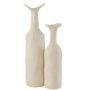 Voir la diapositive 2 : Paris Prix Vase Déco en Métal  Agra  50cm Blanc