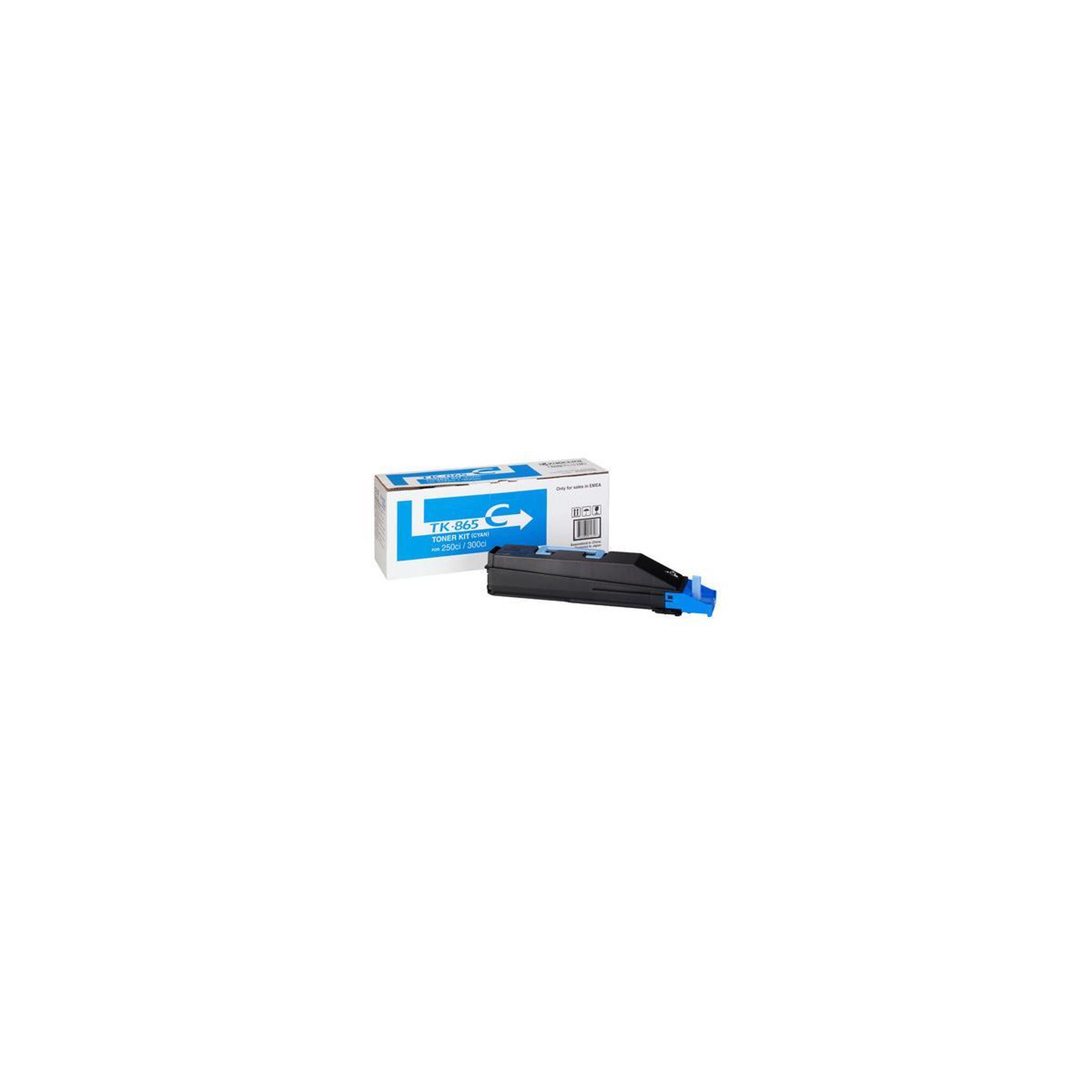 Voir la diapositive 2 : Kyocera Kyocera Cartridge TK-865 TK865 Cyan (1T02JZCEU0)