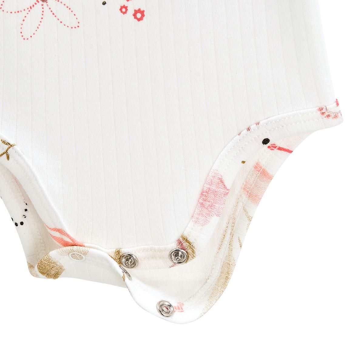 Petit Béguin Lot de 2 bodies bébé manches courtes Haapiti