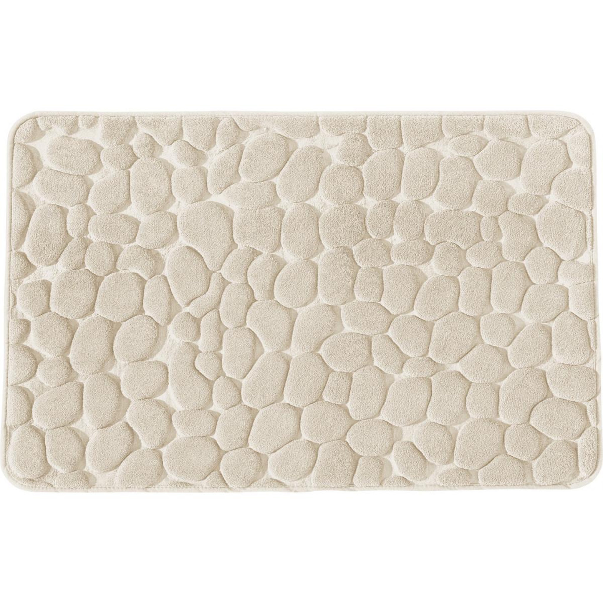 GUY LEVASSEUR Tapis de bain galet à mémoire de forme 50x80cm