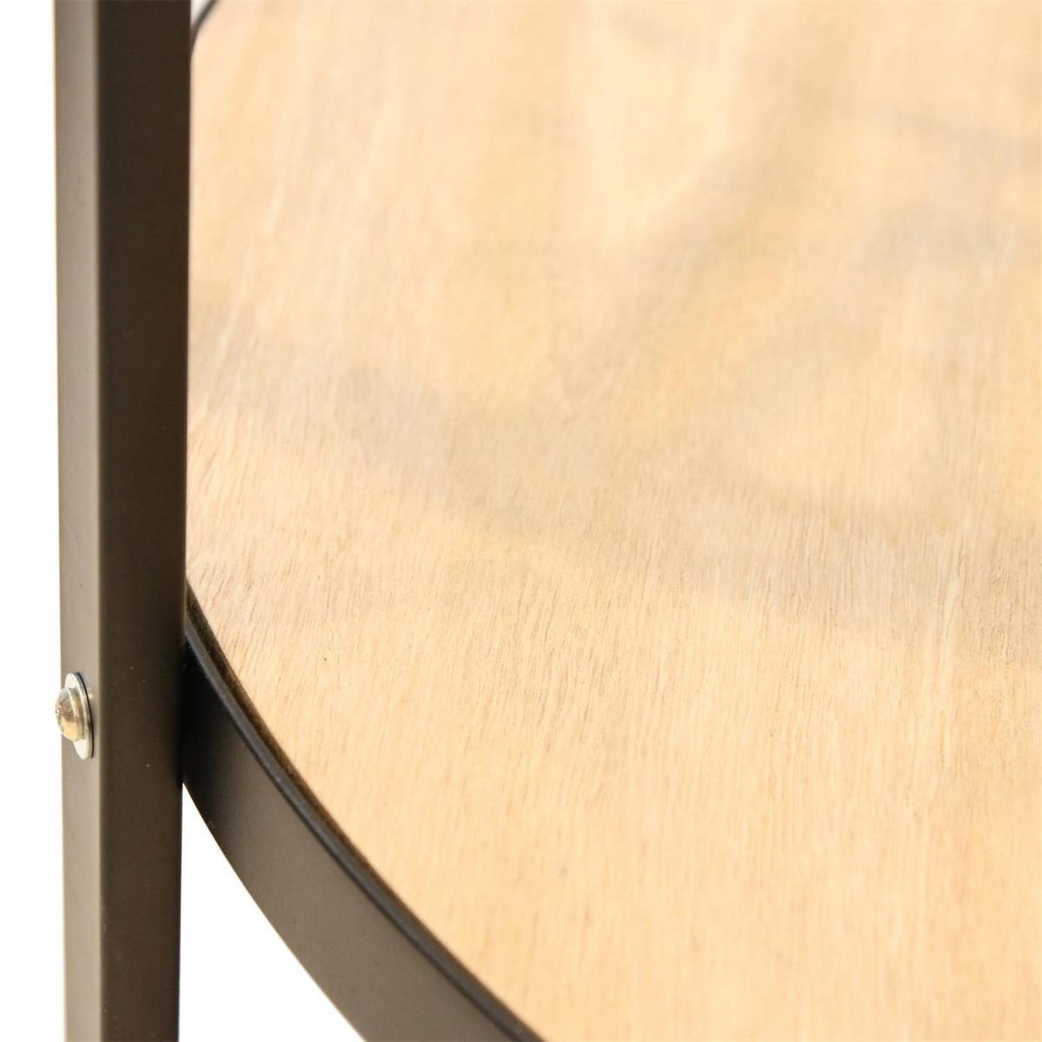 Voir la diapositive 5 : The Home Deco Factory Table d'appoint design horloge vintage Oscar - Diam. 50 x H. 50 cm - Noir