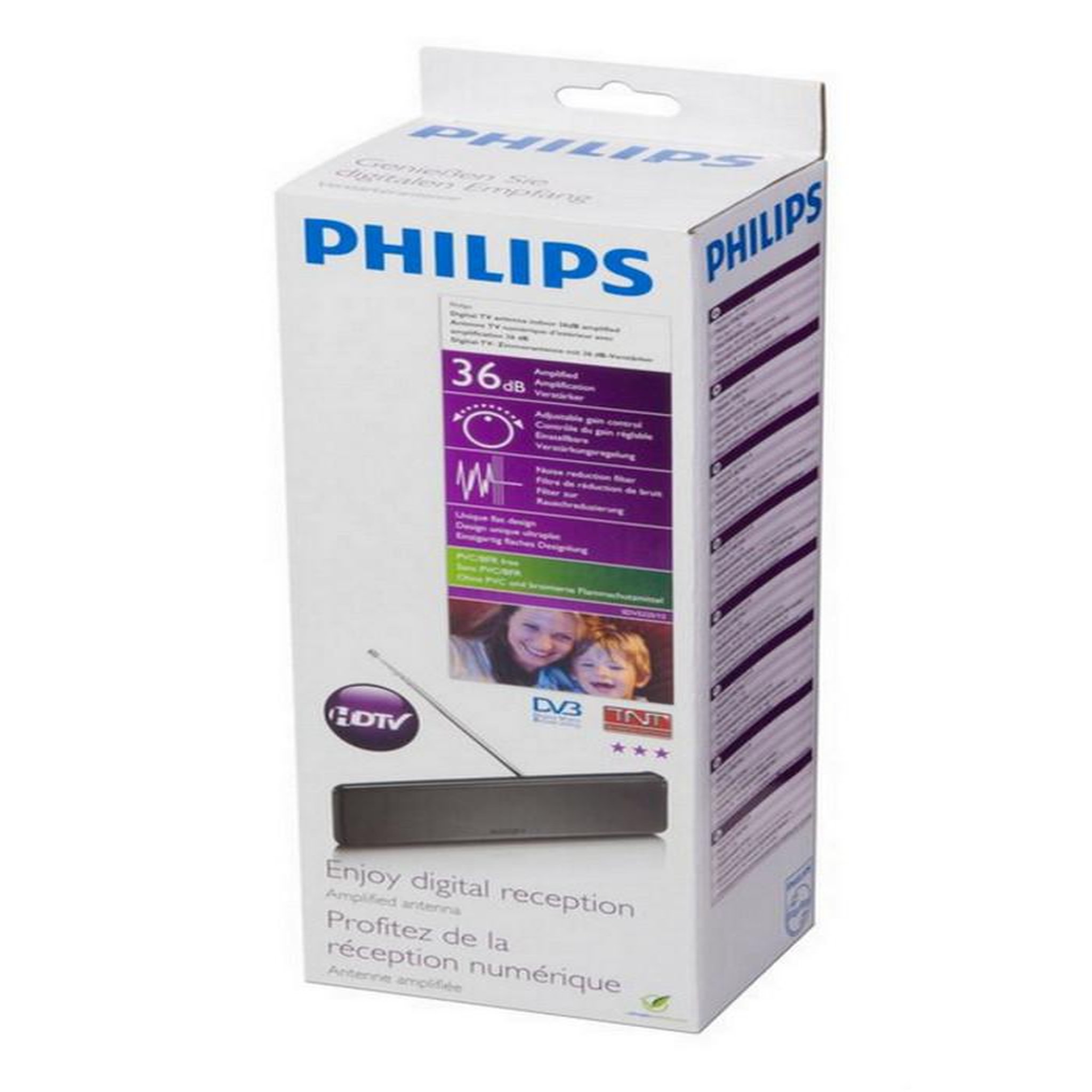 Voir la diapositive 2 : Philips Antenne tv numérique - SDV5225/12