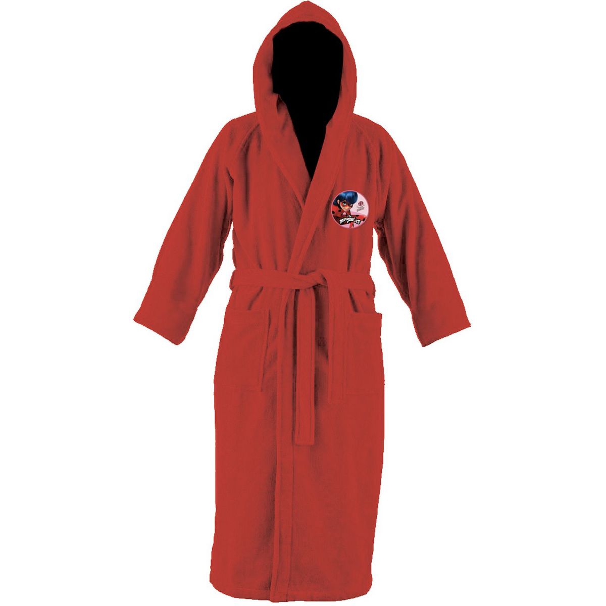 Miraculous Peignoir enfant en coton 320 g/m² LADYBUG