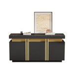 MERAX Buffet. Coloris disponibles : Noir, Blanc