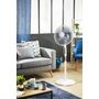 Voir la diapositive 3 : ROWENTA Ventilateur sur pied 3 vitesses 40cm 45w blanc - vu4440f0