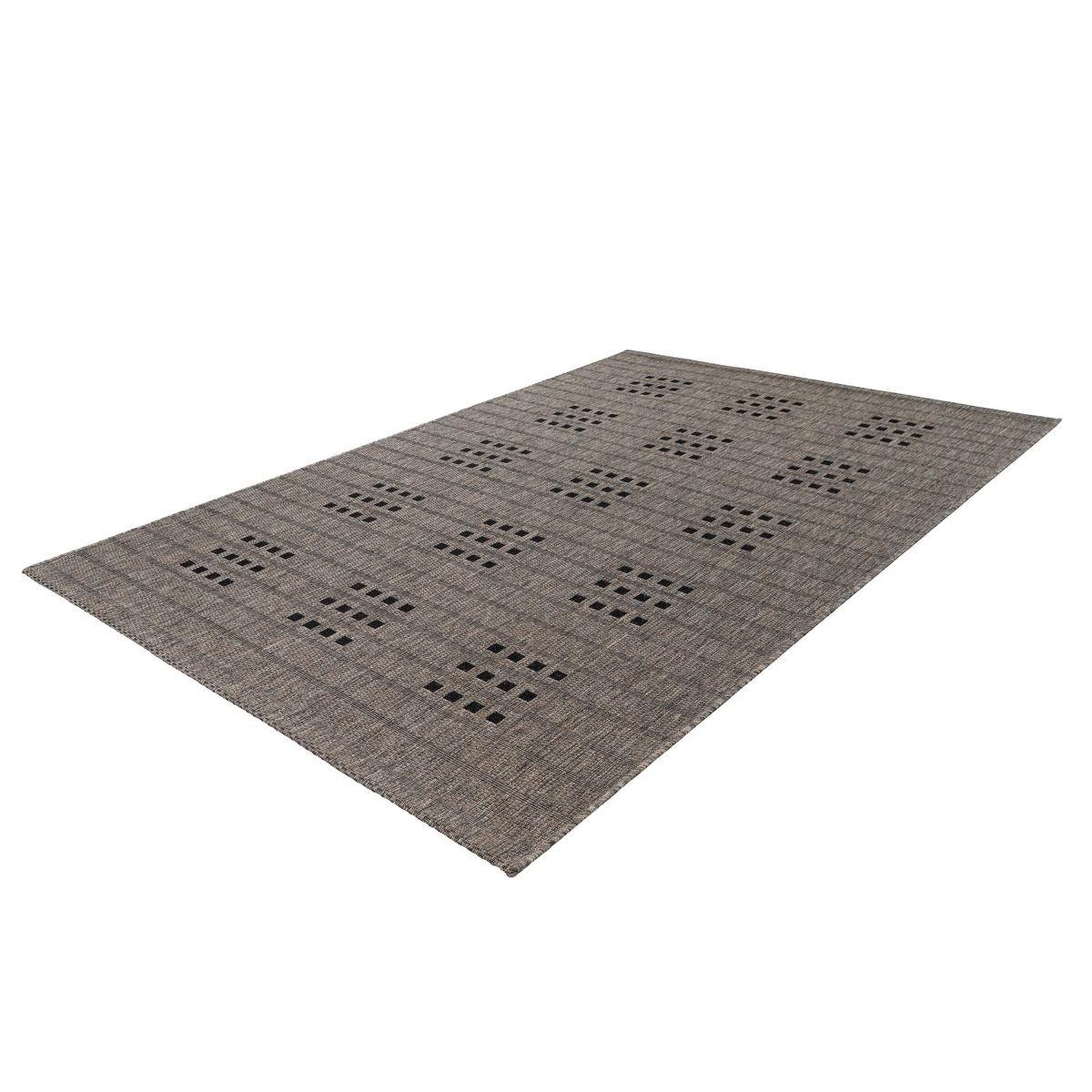 Voir la diapositive 4 : Paris Prix Tapis d'extérieur à poils courts  malang  taupe