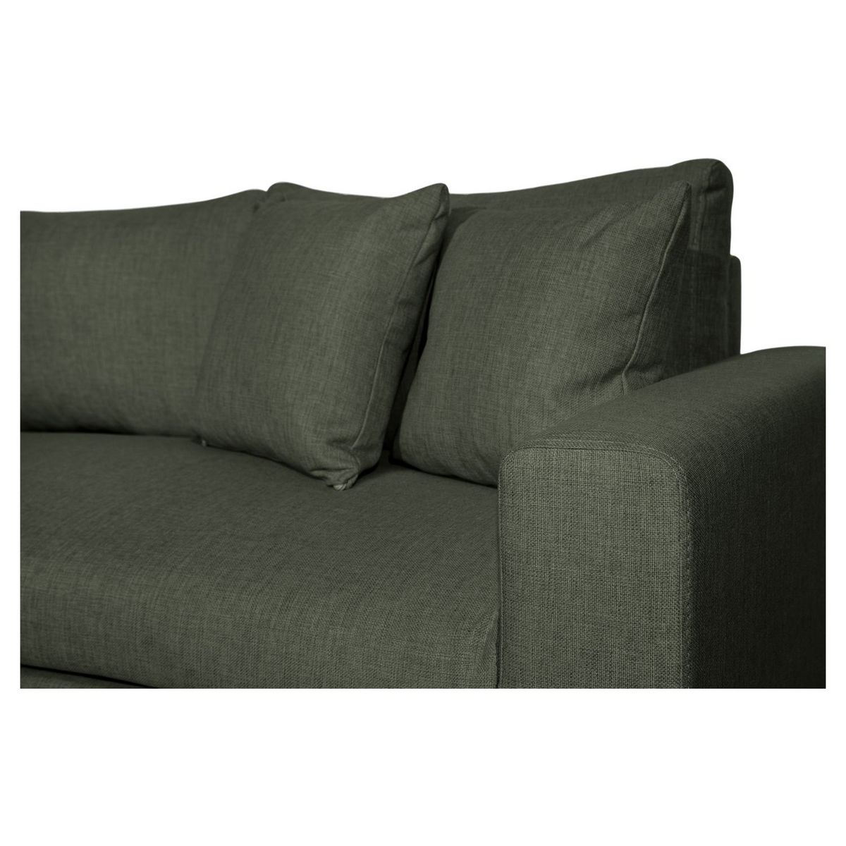 Canapé d'angle réversible convertible avec coffre en tissu ou velours GERALDINE 