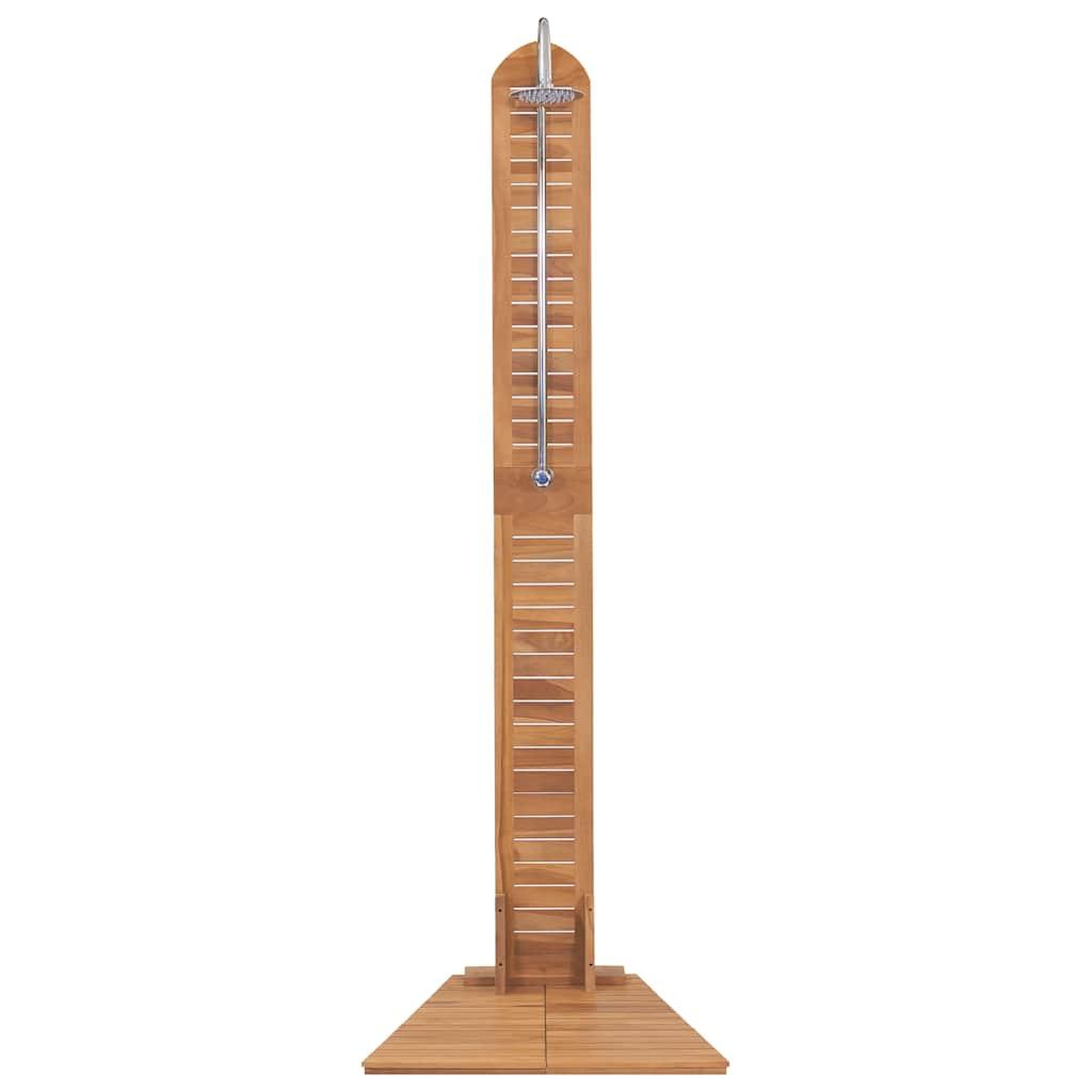 Voir la diapositive 4 : VIDAXL Douche de jardin teck massif 70x75x204 cm