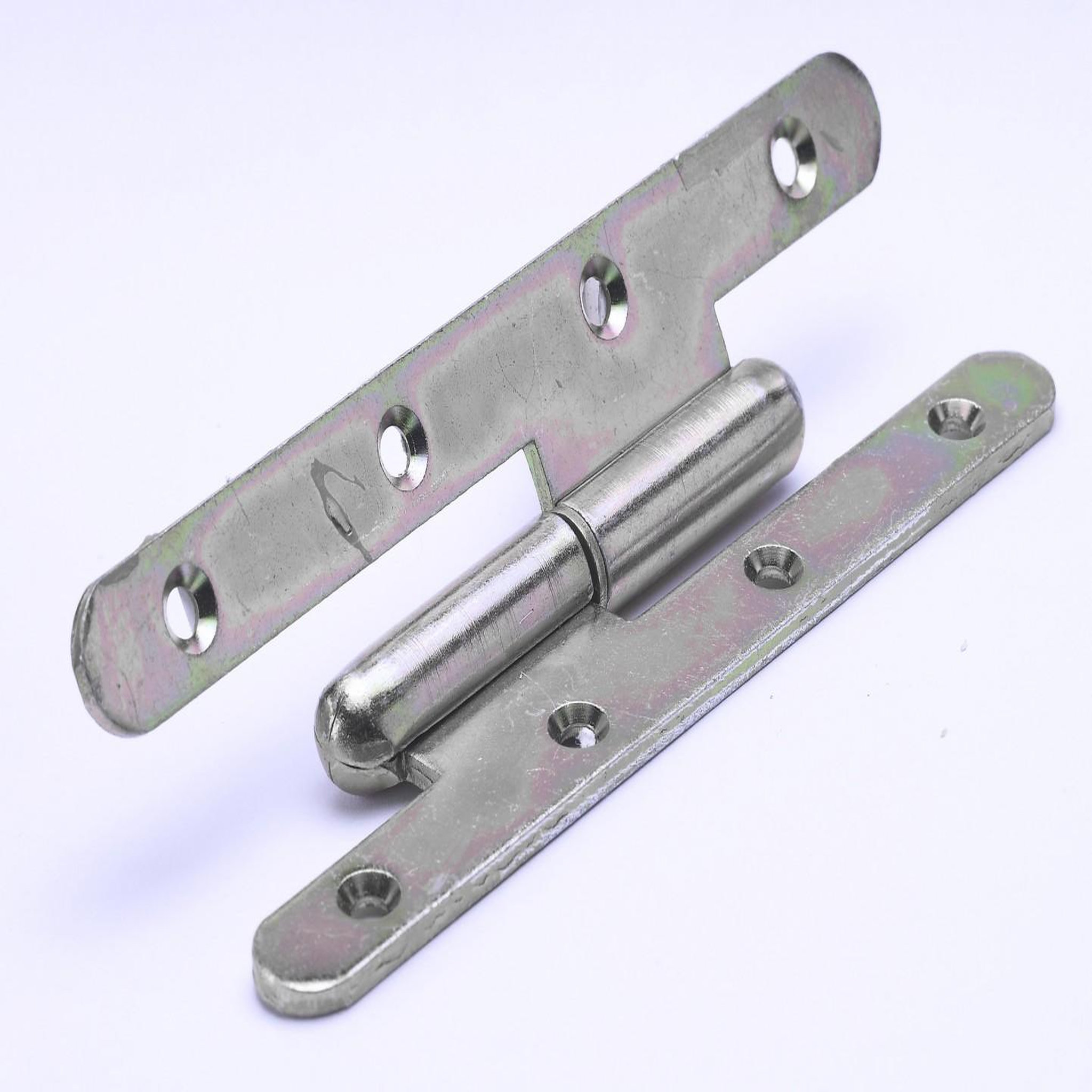 CENTRALE BRICO Paumelle inox pour meuble HETTICH, L.110 x l.55 mm