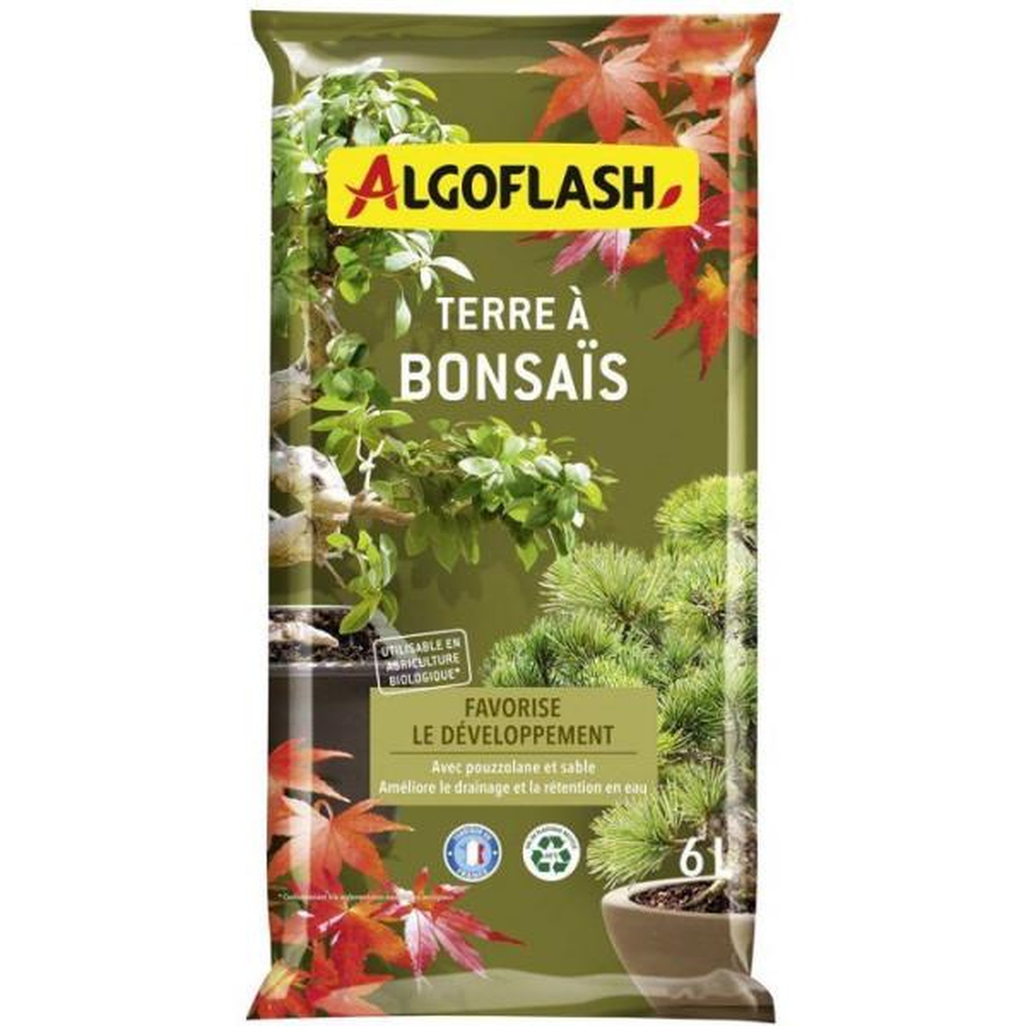 ALGOFLASH Terre a bonsais - algoflash - 6 l