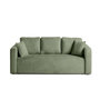 Voir la diapositive 1 : BEST MOBILIER Miro - canapé droit 3 places - convertible avec coffre - en velours texturé