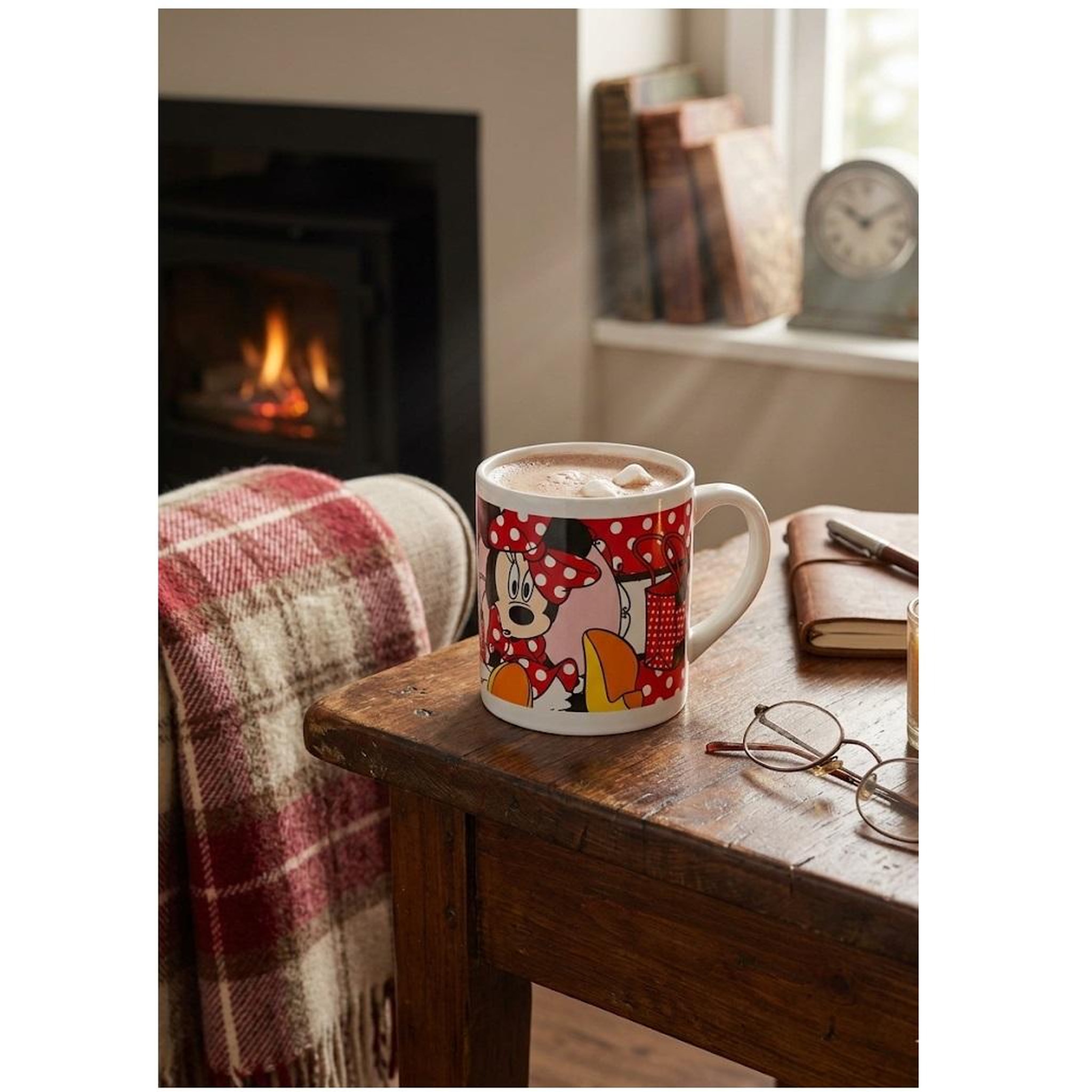 Voir la diapositive 2 : Eden Mug en céramique décoré minnie mouse shopping 8 cm