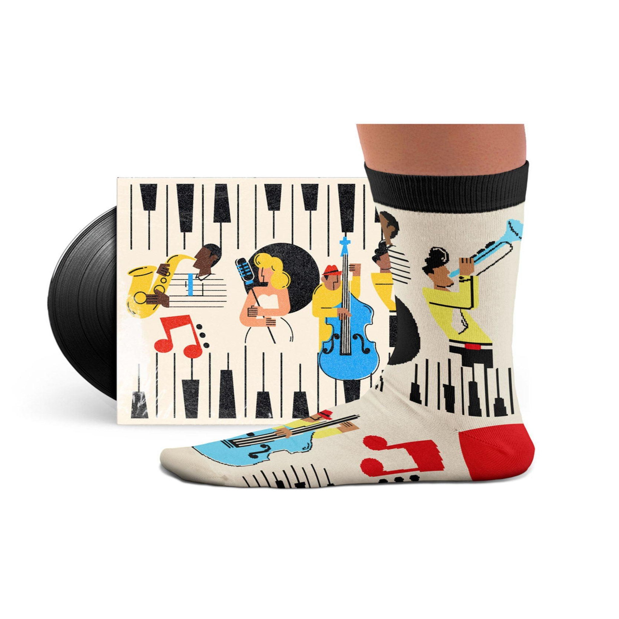 Voir la diapositive 4 : SOCK AFFAIRS Chaussettes jazz it up