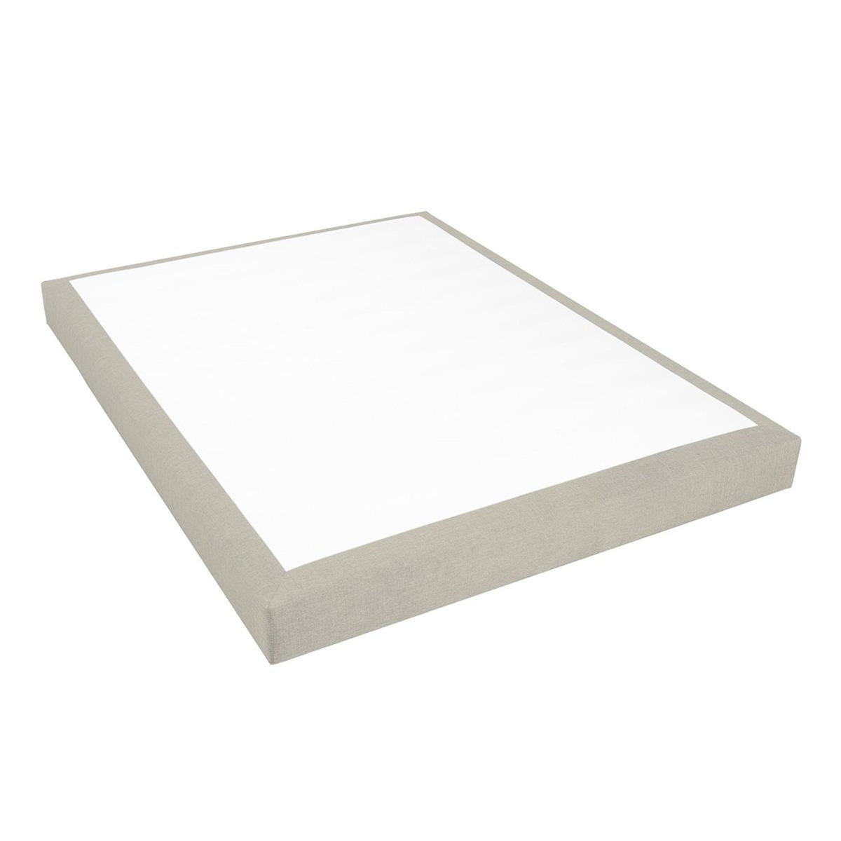 BELLECOUR BELLECOUR LITERIE | Sommier tapissier SISAL | Epaisseur 18 cm | Beige (pieds non inclus)