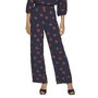 Voir la diapositive 1 : Vila Pantalon fluide Marine Femme Vila Rosa