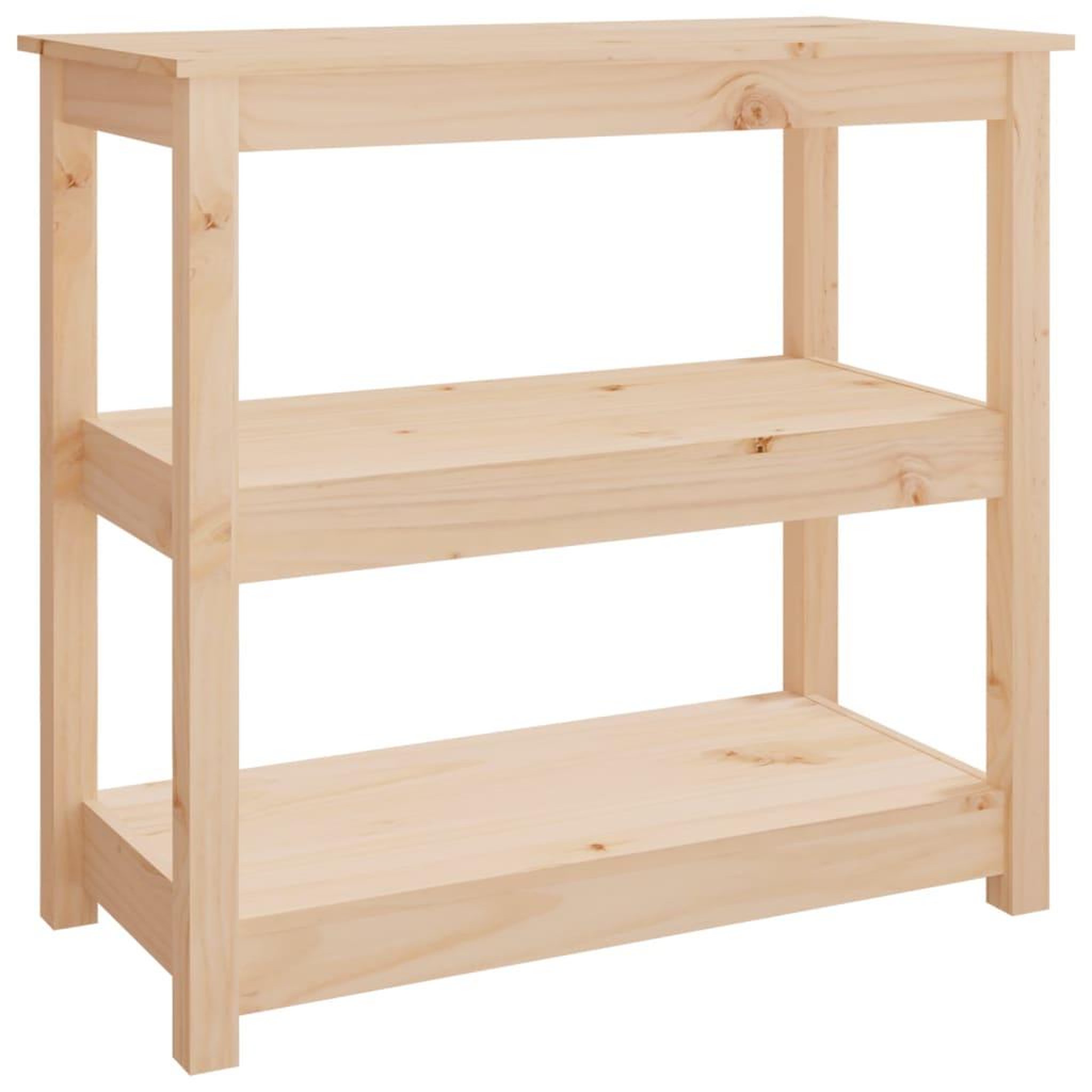 Voir la diapositive 1 : VIDAXL Table console 80x40x74 cm Bois massif de pin