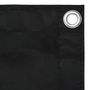 Voir la diapositive 3 : VIDAXL Ecran de balcon Noir 90x300 cm Tissu Oxford