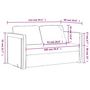 Voir la diapositive 6 : VIDAXL Canape-lit 2 en 1 taupe 112x174x55 cm tissu