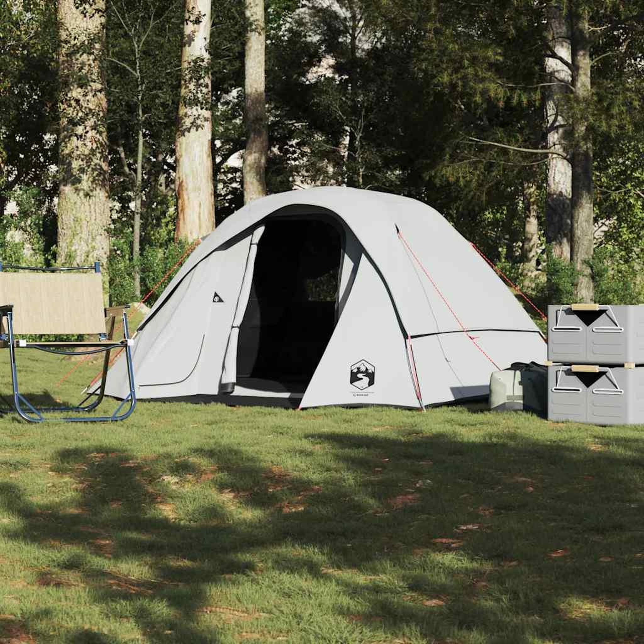 VIDAXL Tente familiale cabine 6 personnes tissu occultant impermeable