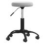 Voir la diapositive 2 : VIDAXL Chaise pivotante de bureau Gris clair Velours