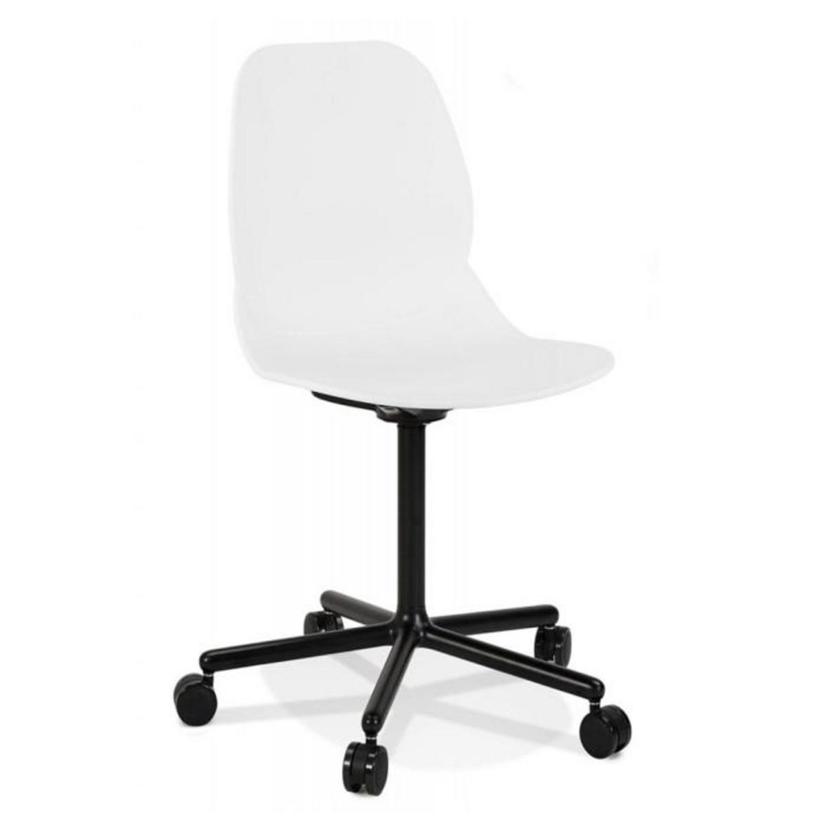 Paris Prix Chaise de Bureau Design  Rachel  81cm Blanc