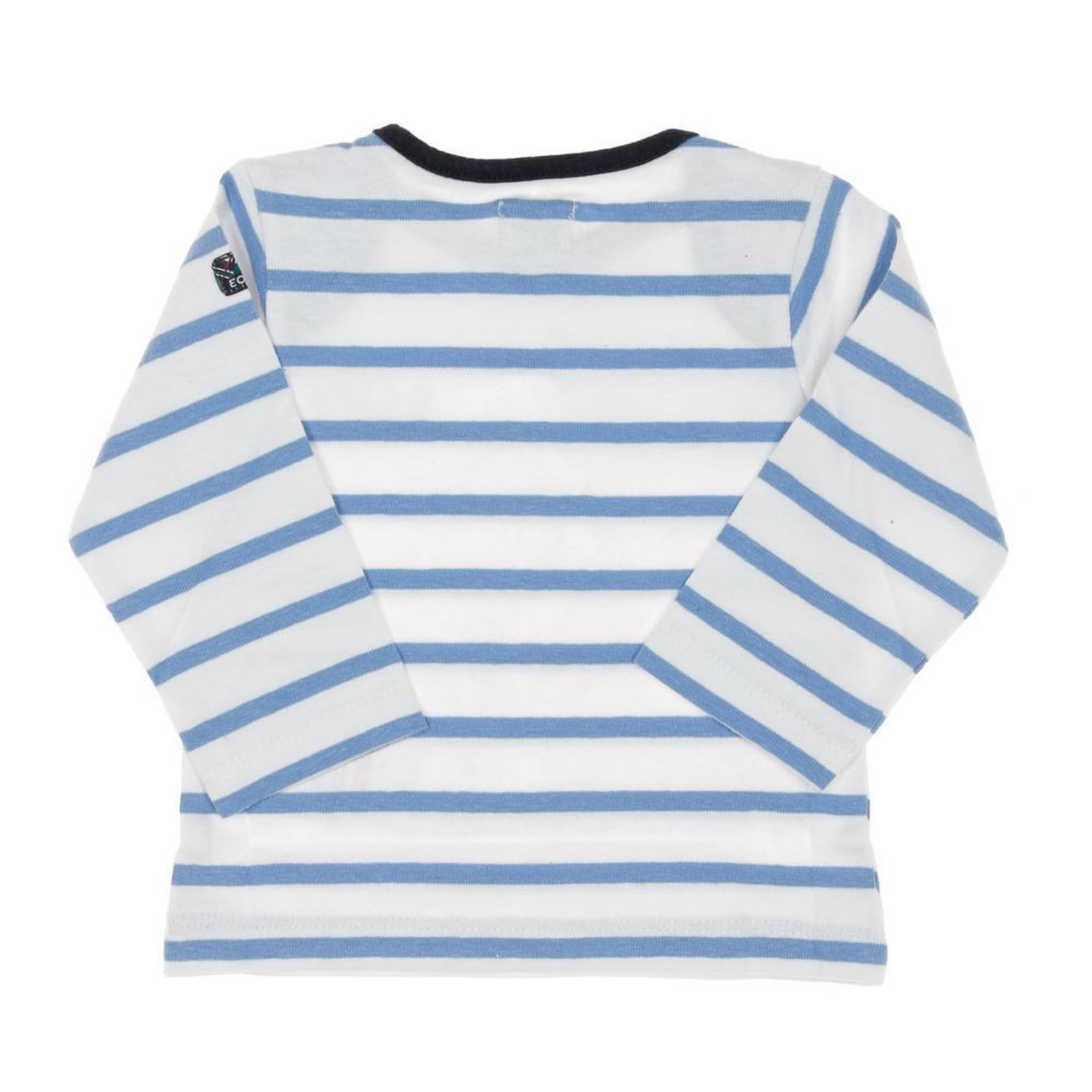 Voir la diapositive 2 : ELLE EST OU LA MER T Shirt /Bleu Garçon EOM Eloris Raye