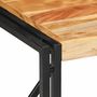 Voir la diapositive 5 : VIDAXL Table basse 50x50x35 cm bois massif d'acacia