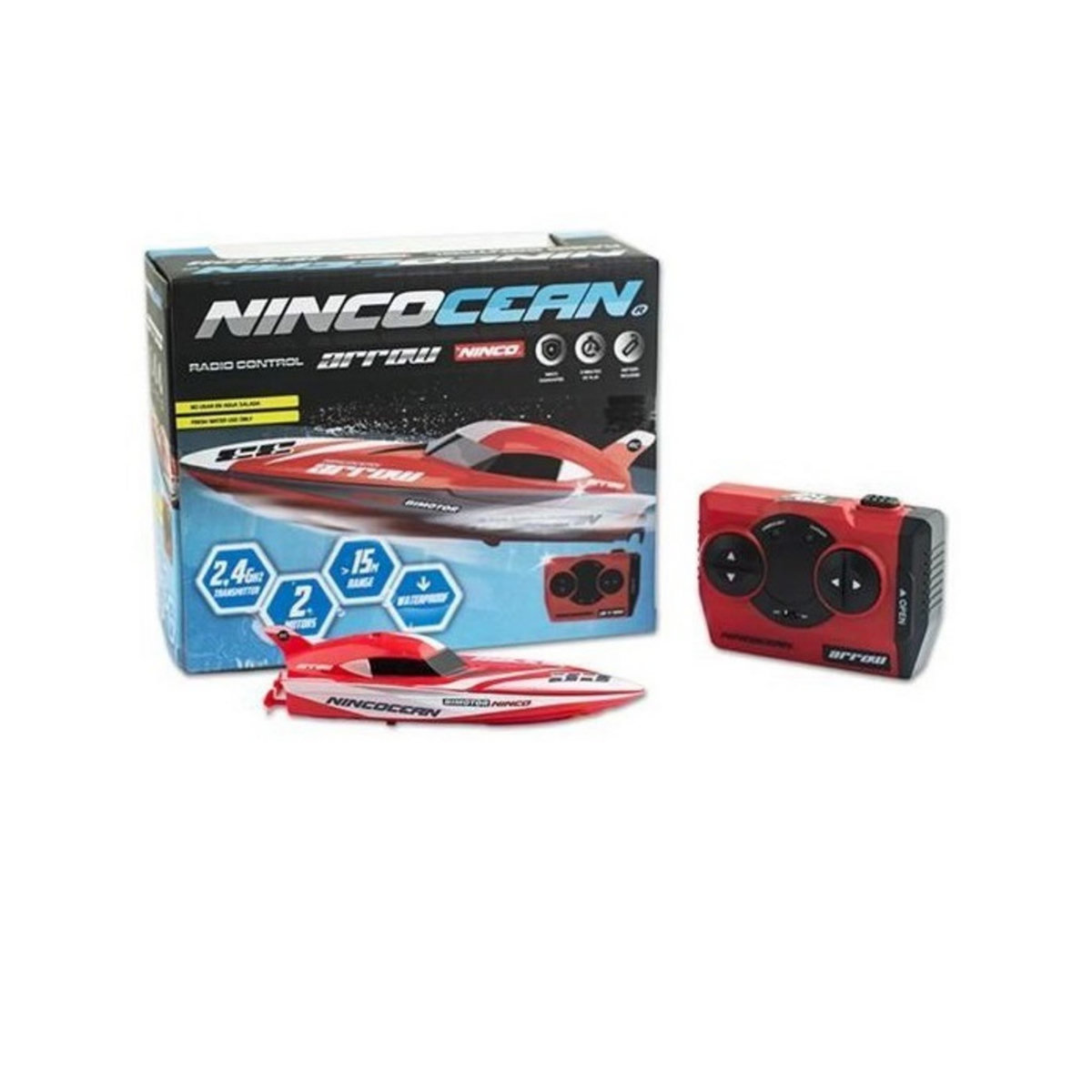 NINCOCEAN - Bateau radiocommandé Arrow rouge