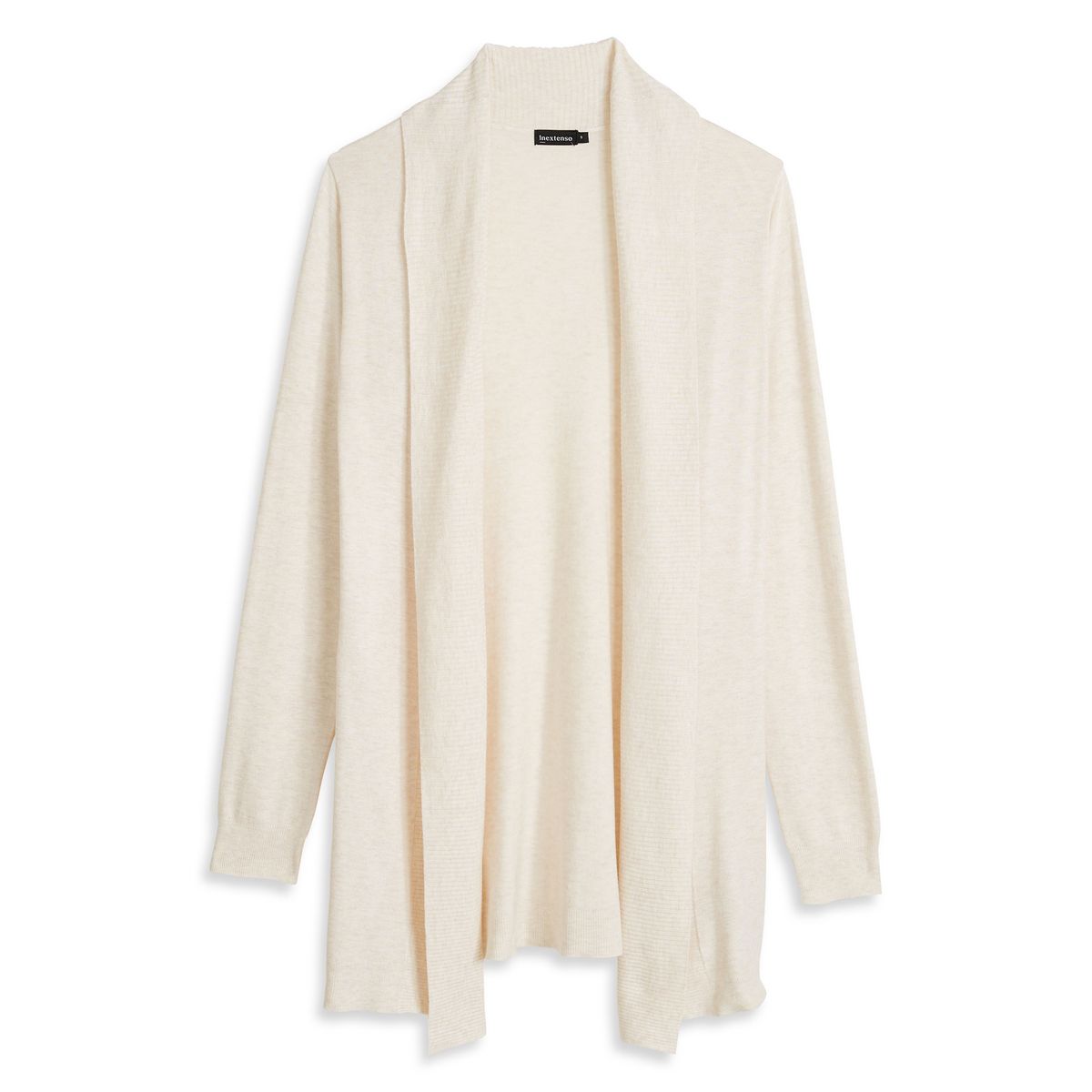 INEXTENSO Gilet écru uni femme 