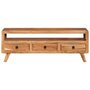 Voir la diapositive 2 : VIDAXL Meuble TV 110x30x40 cm Bois d'acacia massif