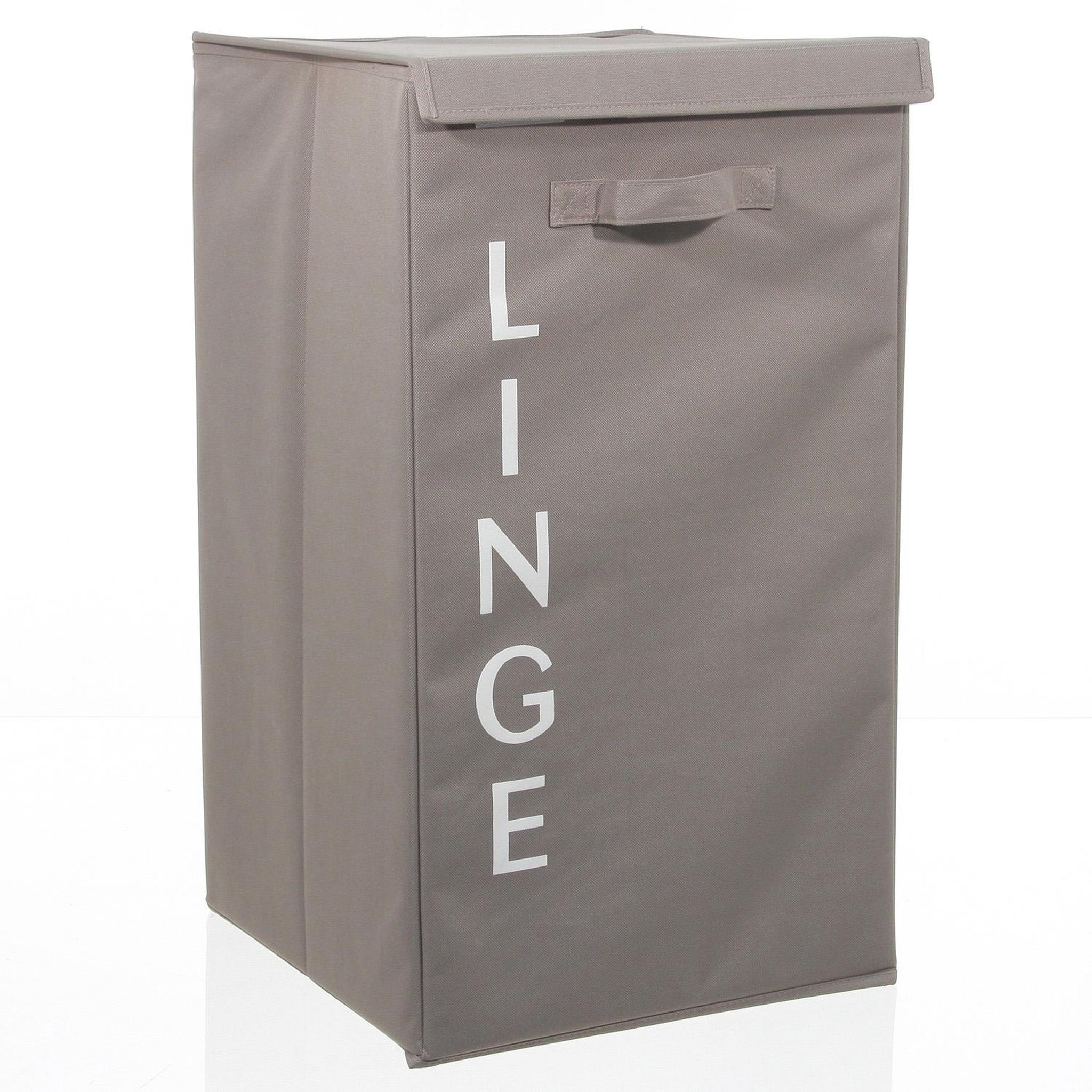 FIVE Panier à linge Imprimé. Coloris disponibles : Marron