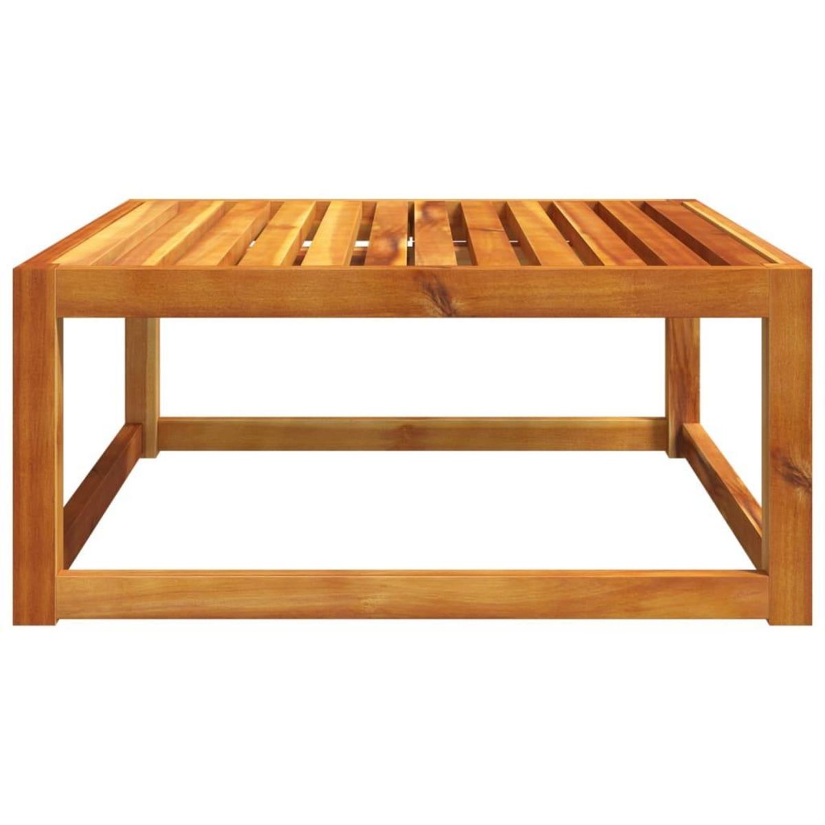 VIDAXL Table de jardin 65x65x29 cm bois massif d'acacia