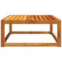 Voir la diapositive 5 : VIDAXL Table de jardin 65x65x29 cm bois massif d'acacia