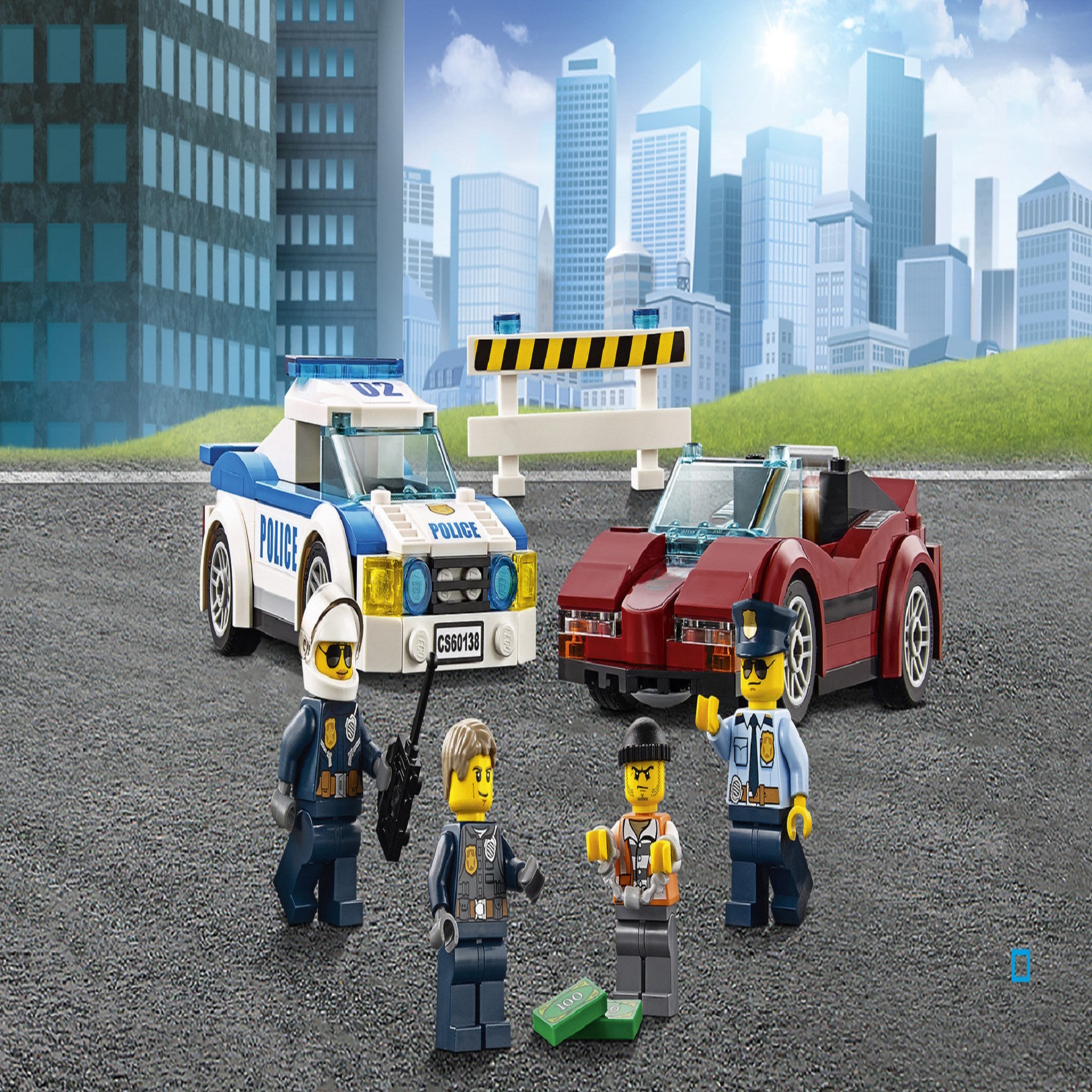 Voir la diapositive 5 : LEGO City 60138 - La course-poursuite en hélicoptère