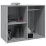 Voir la diapositive 5 : VIDAXL Armoire de dressing Sonoma gris 80x40x65 cm Bois d'ingenierie