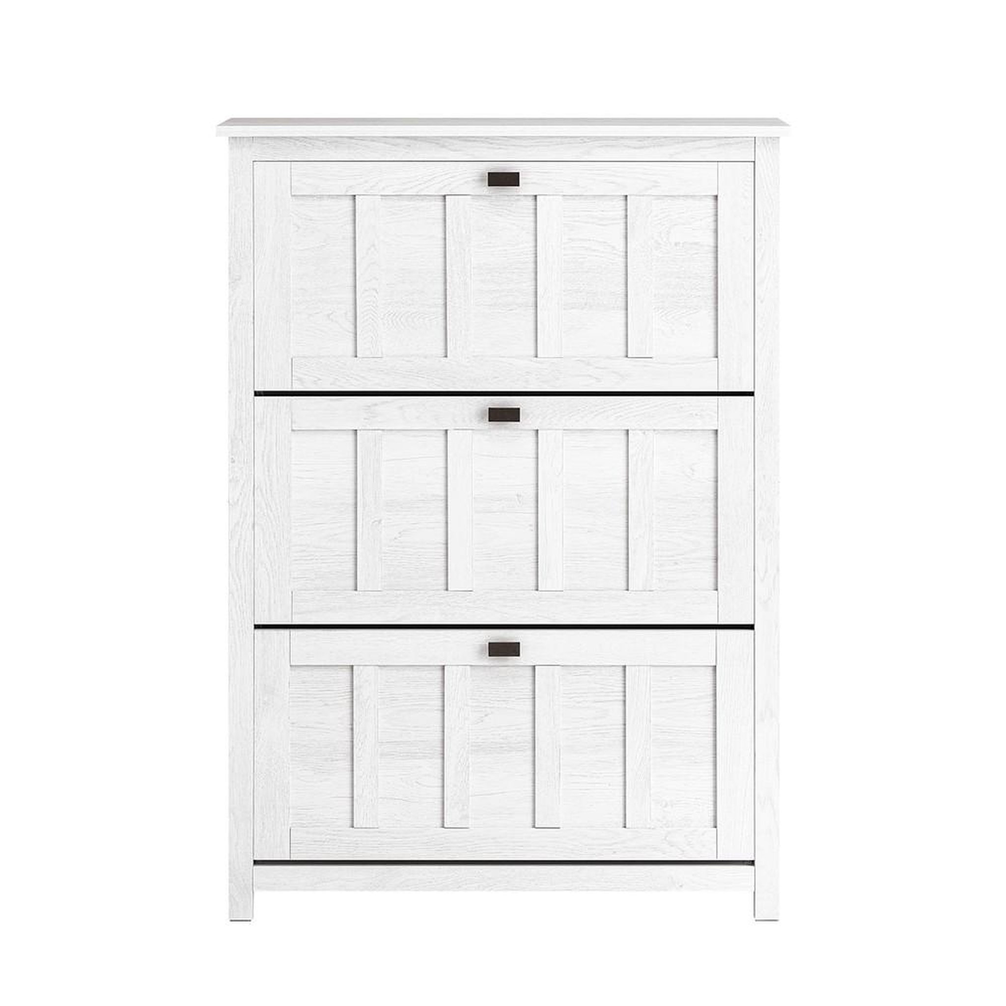 SOBUY SoBuy - Meuble À Chaussures 3 portes - Blanc - 80x30x111cm - Nordique - FSR162-W