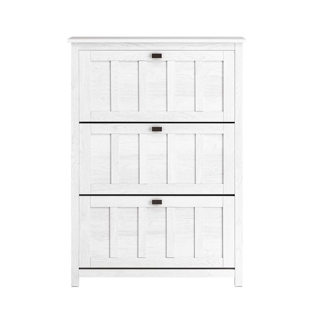 SOBUY SoBuy - Meuble À Chaussures 3 portes - Blanc - 80x30x111cm - Nordique - FSR162-W