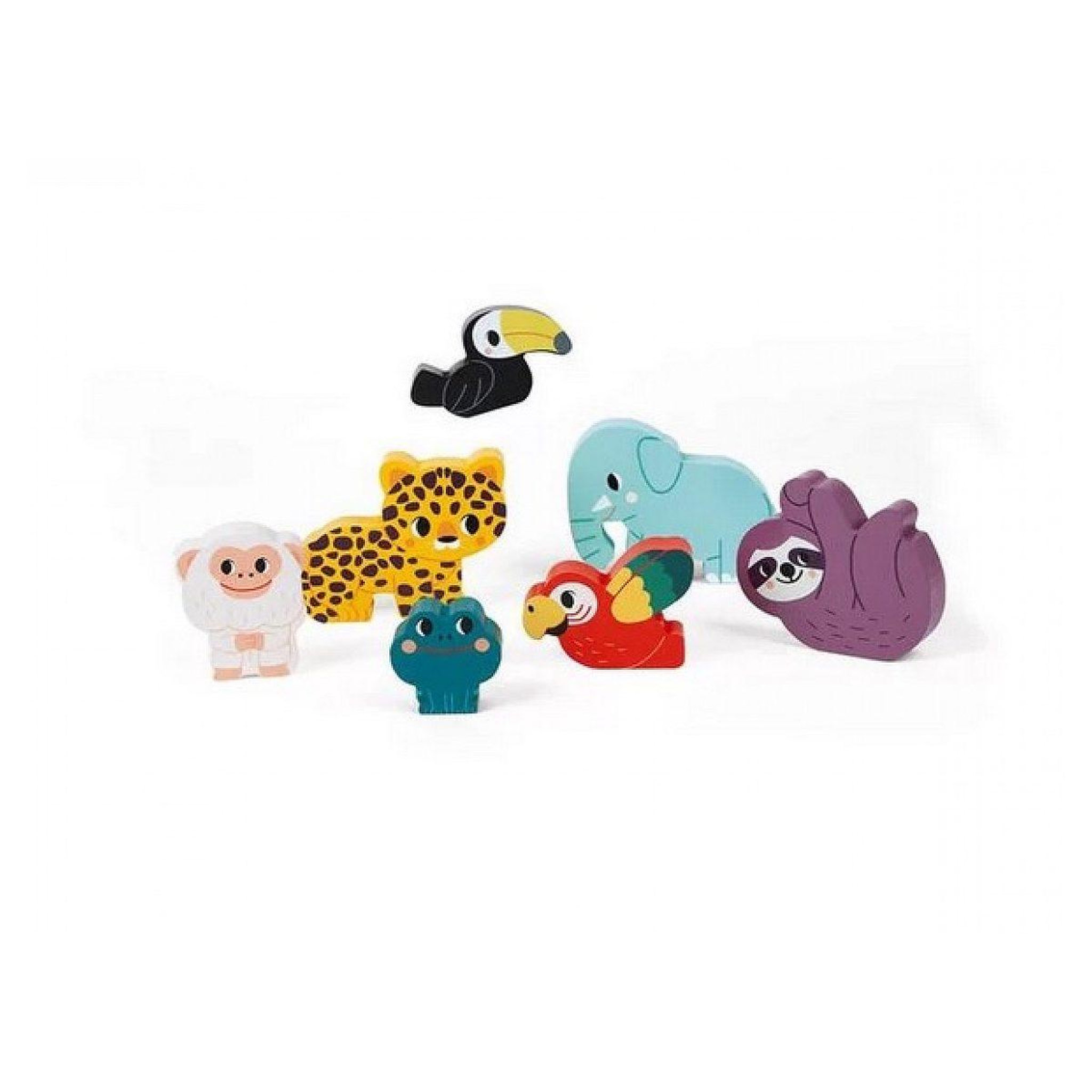 Voir la diapositive 4 : JANOD Chunky puzzle jungle  wwf
