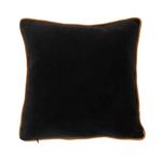 Paris Prix Coussin Déco en Velours  Java  40x40cm Noir