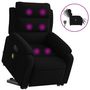 Voir la diapositive 2 : VIDAXL Fauteuil inclinable de massage electrique noir velours